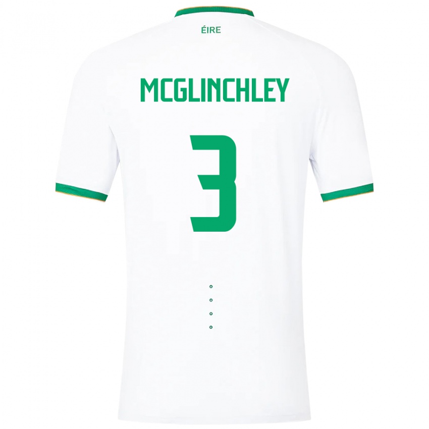 Criança Camisola Irlanda Harry Mcglinchley #3 Branco Alternativa 24-26 Camisa Brasil