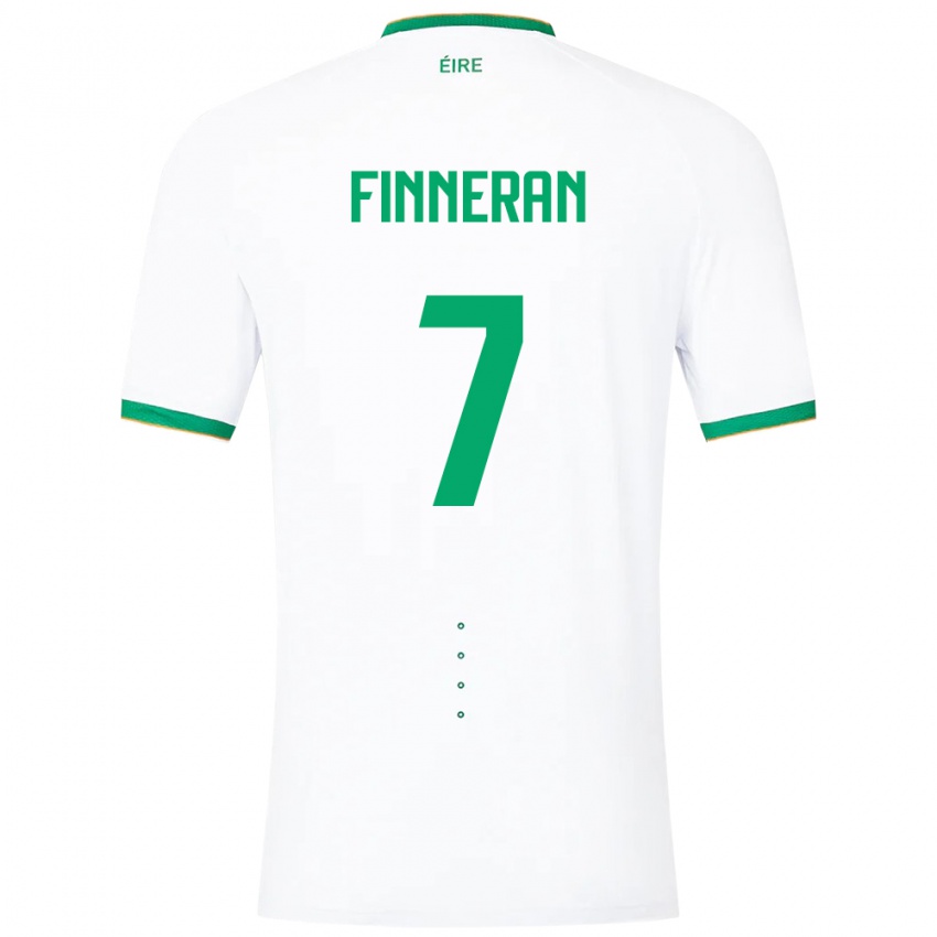 Criança Camisola Irlanda Rory Finneran #7 Branco Alternativa 24-26 Camisa Brasil