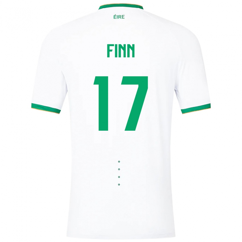 Criança Camisola Irlanda Jamie Finn #17 Branco Alternativa 24-26 Camisa Brasil