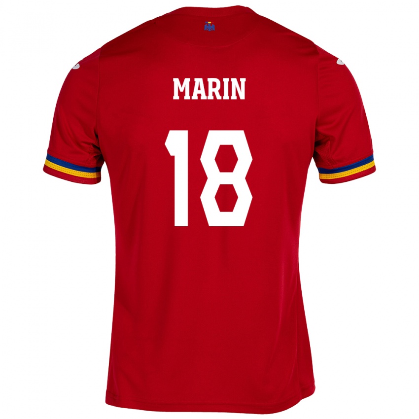 Criança Camisola Romênia Răzvan Marin #18 Vermelho Alternativa 24-26 Camisa Brasil