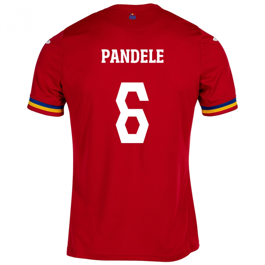 Criança Camisola Romênia Andrei Pandele #6 Vermelho Alternativa 24-26 Camisa Brasil