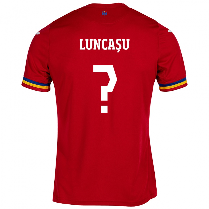 Criança Camisola Romênia Daniele Luncașu #0 Vermelho Alternativa 24-26 Camisa Brasil