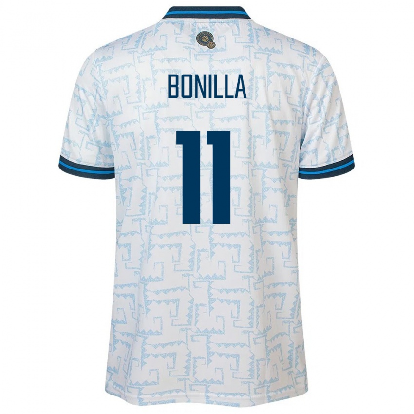 Criança Camisola El Salvador Jarell Bonilla #11 Branco Alternativa 24-26 Camisa Brasil