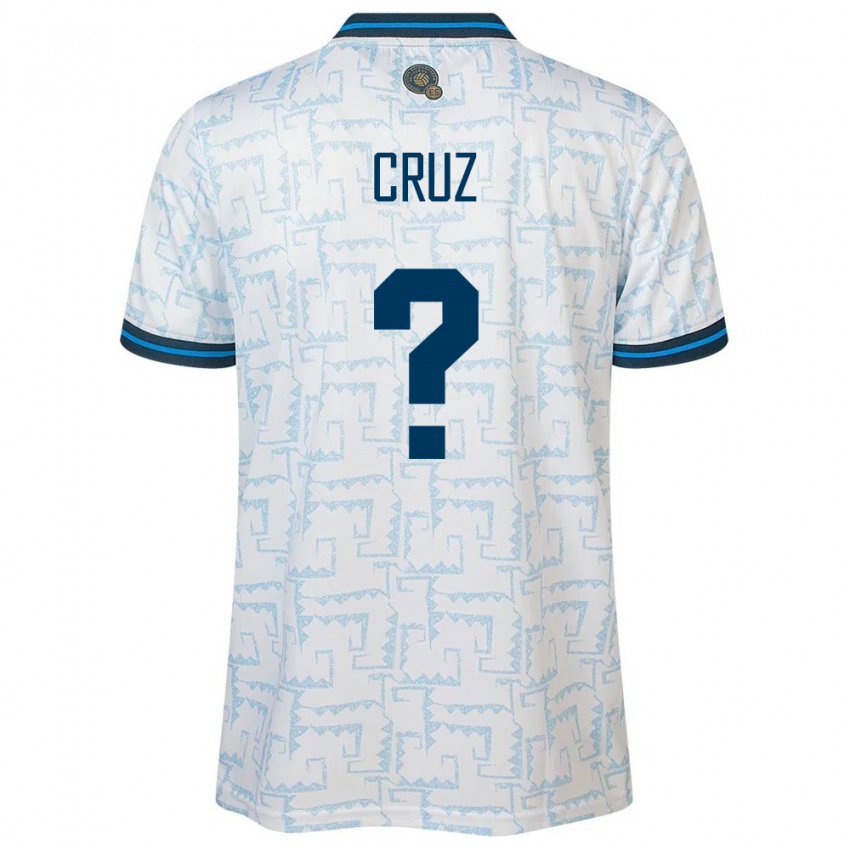 Criança Camisola El Salvador Reina Cruz #0 Branco Alternativa 24-26 Camisa Brasil