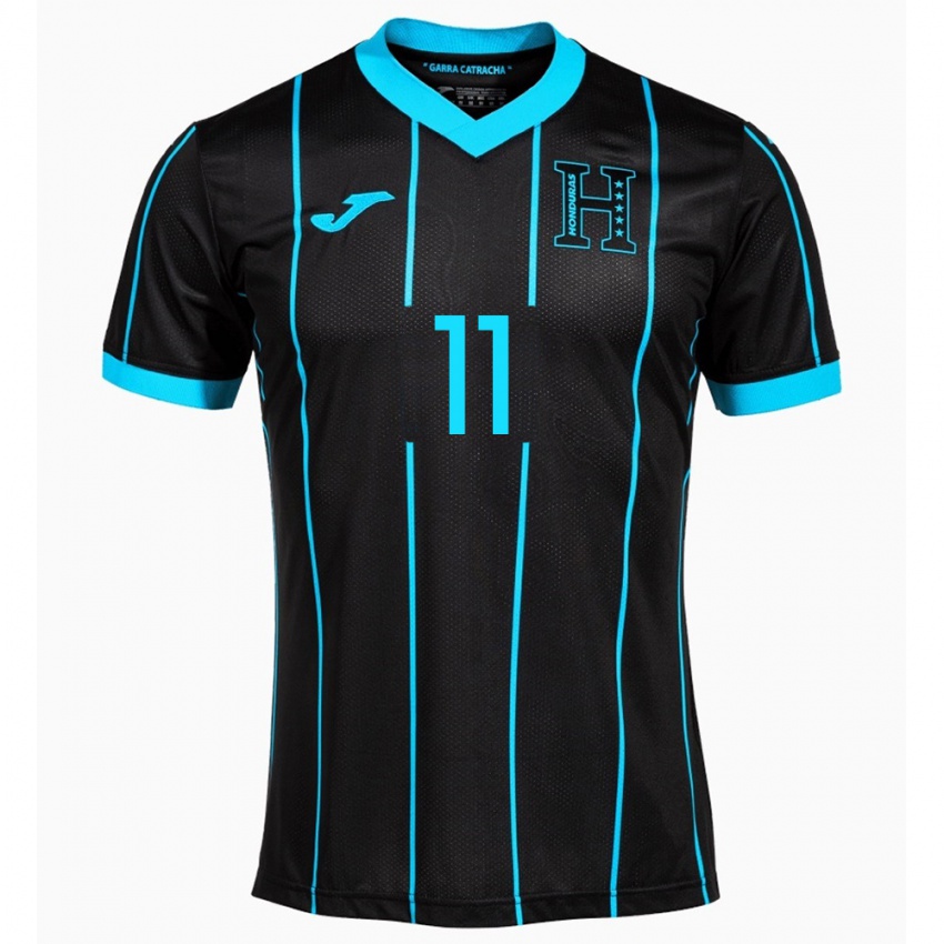 Criança Camisola Honduras Darixon Vuelto #11 Preto Alternativa 24-26 Camisa Brasil