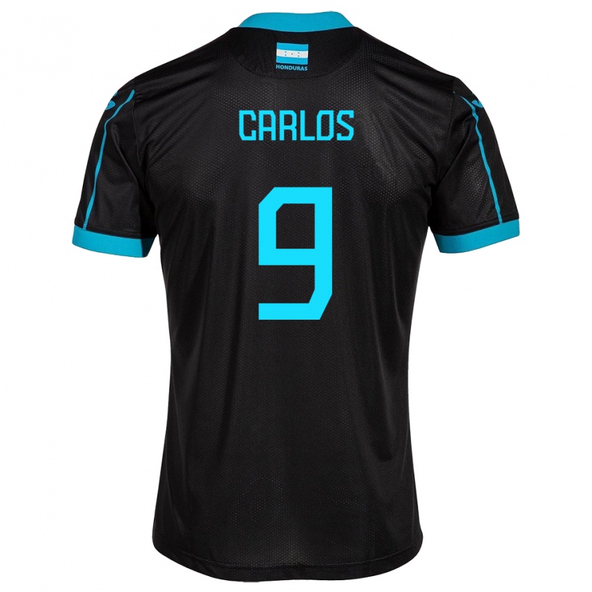 Criança Camisola Honduras Carlos Mejía #9 Preto Alternativa 24-26 Camisa Brasil