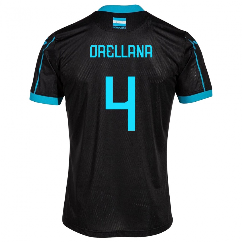 Criança Camisola Honduras André Orellana #4 Preto Alternativa 24-26 Camisa Brasil