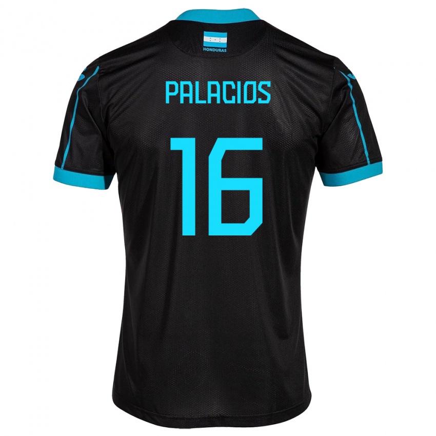 Criança Camisola Honduras Danilo Palacios #16 Preto Alternativa 24-26 Camisa Brasil