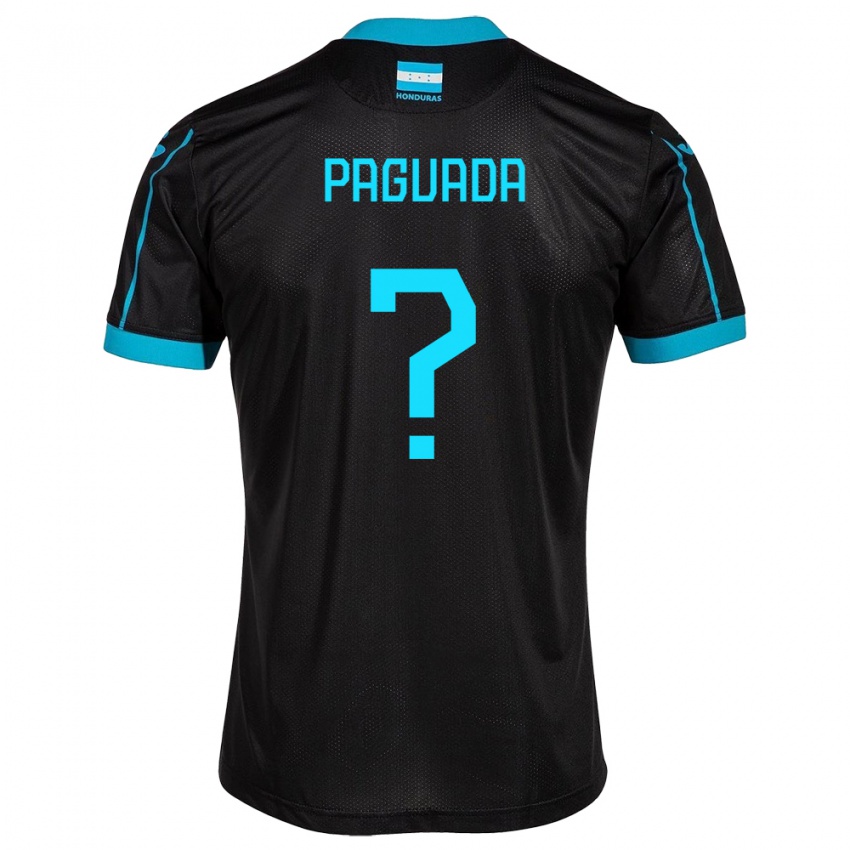 Criança Camisola Honduras Didier Paguada #0 Preto Alternativa 24-26 Camisa Brasil