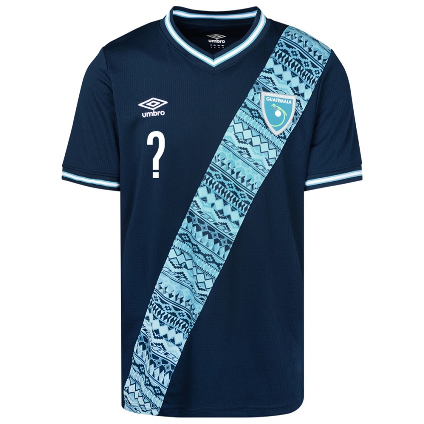 Criança Camisola Guatemala José Espinoza #0 Azul Alternativa 24-26 Camisa Brasil