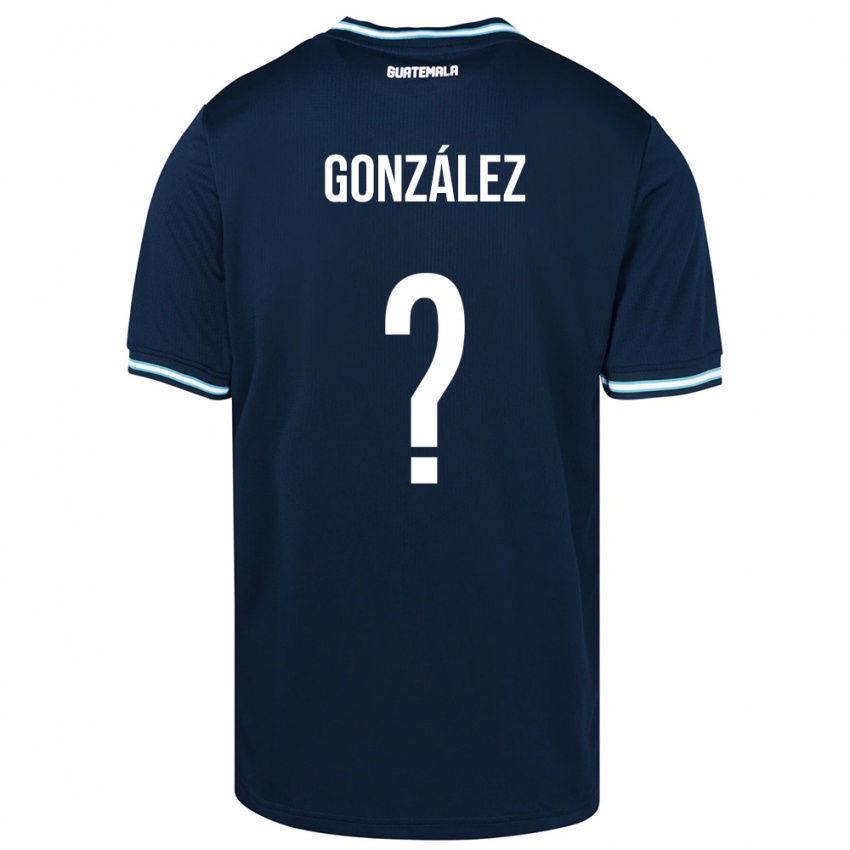 Criança Camisola Guatemala Erick González #0 Azul Alternativa 24-26 Camisa Brasil