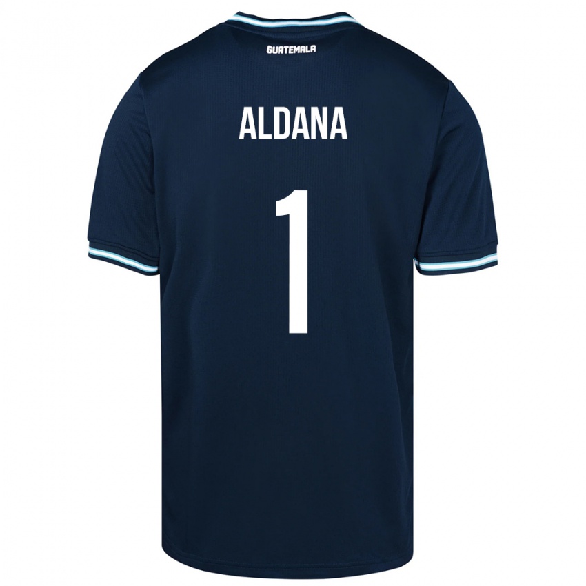 Criança Camisola Guatemala David Aldana #1 Azul Alternativa 24-26 Camisa Brasil