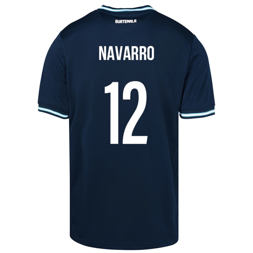 Criança Camisola Guatemala Kenderson Navarro #12 Azul Alternativa 24-26 Camisa Brasil