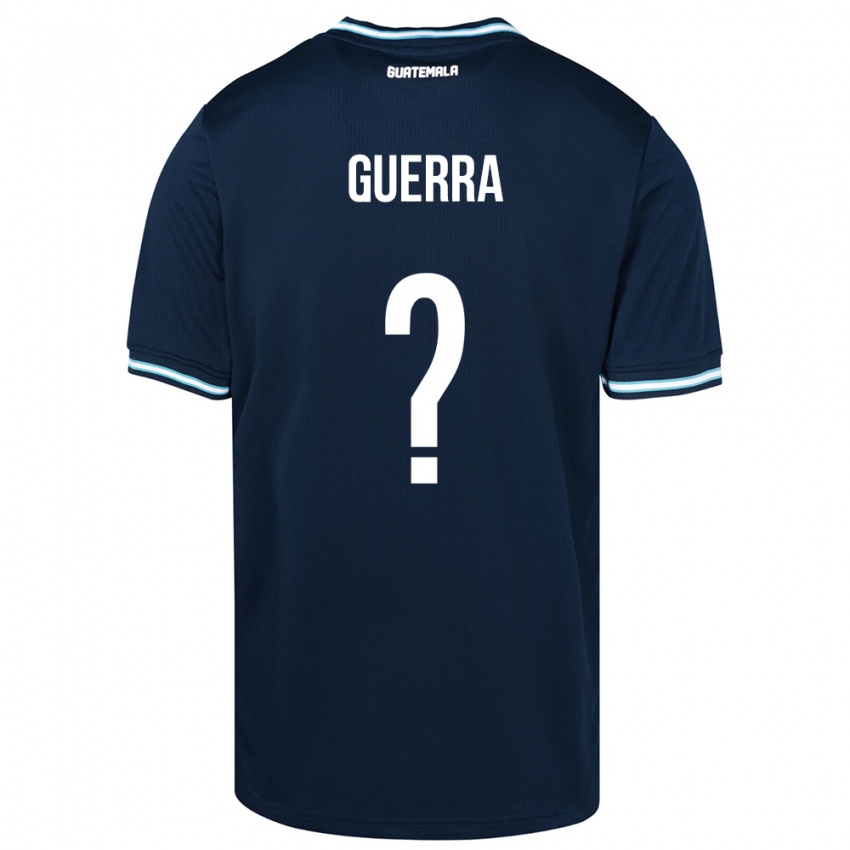 Criança Camisola Guatemala Decarlo Guerra #0 Azul Alternativa 24-26 Camisa Brasil