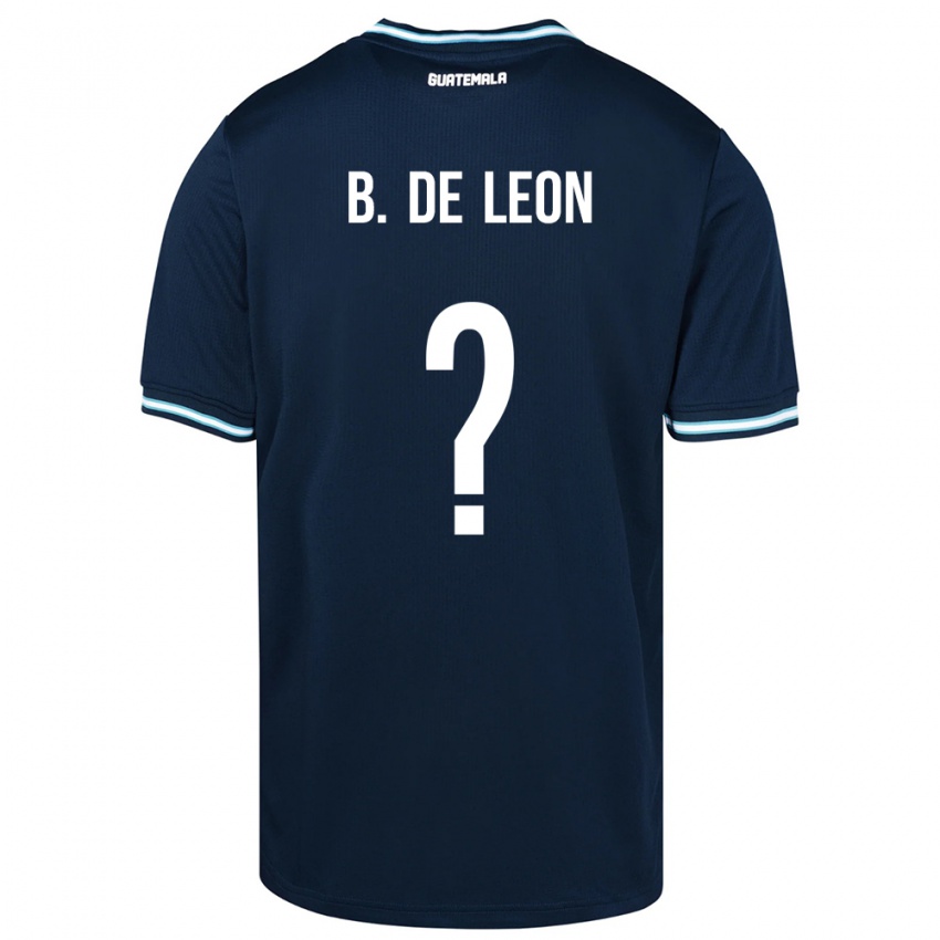 Criança Camisola Guatemala Brandon De Leon #0 Azul Alternativa 24-26 Camisa Brasil