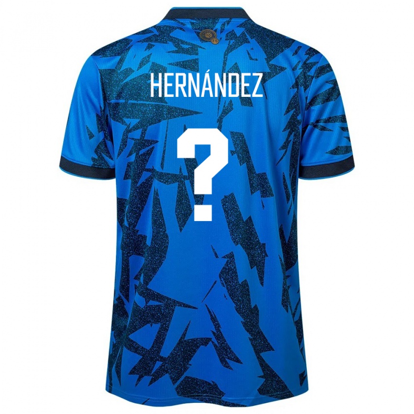 Homem Camisola El Salvador Irma Dolores Hernández #0 Azul Principal 24-26 Camisa Brasil