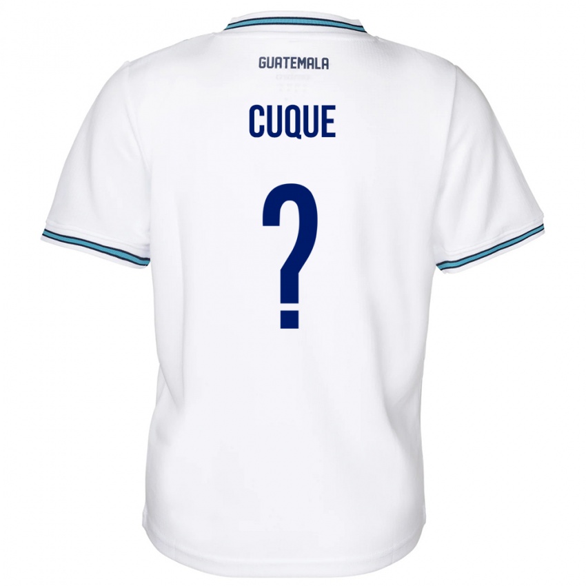 Homem Camisola Guatemala Diego Cuque #0 Branco Principal 24-26 Camisa Brasil