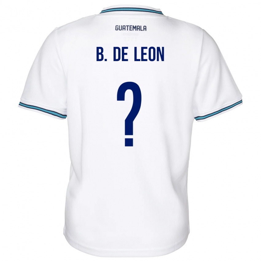 Homem Camisola Guatemala Brandon De Leon #0 Branco Principal 24-26 Camisa Brasil