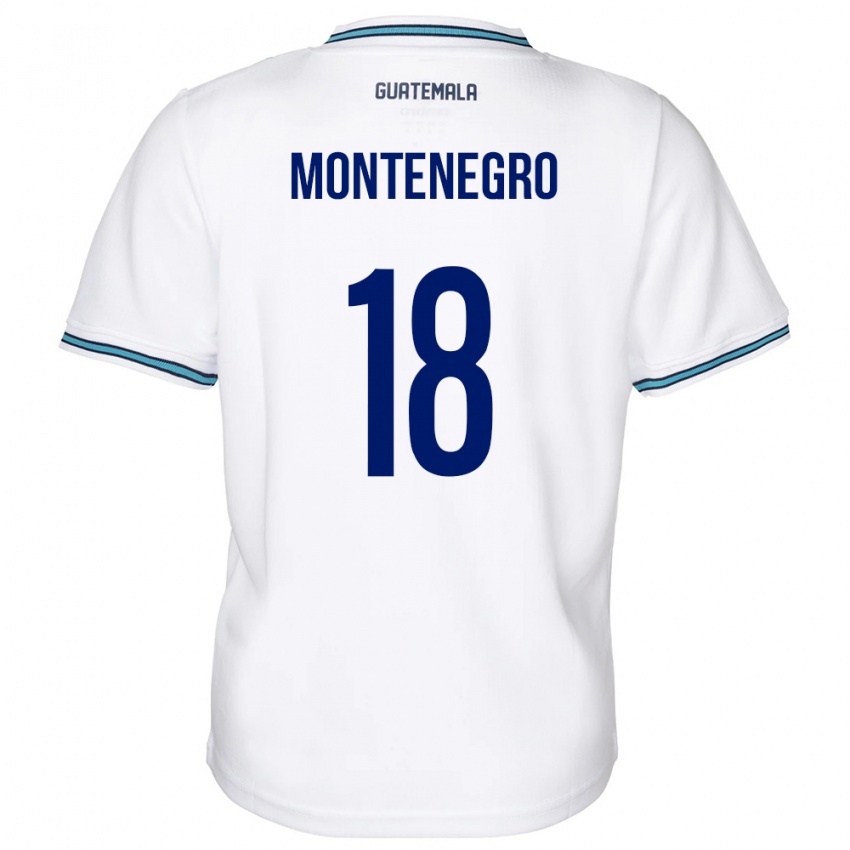 Homem Camisola Guatemala Vivian Montenegro #18 Branco Principal 24-26 Camisa Brasil