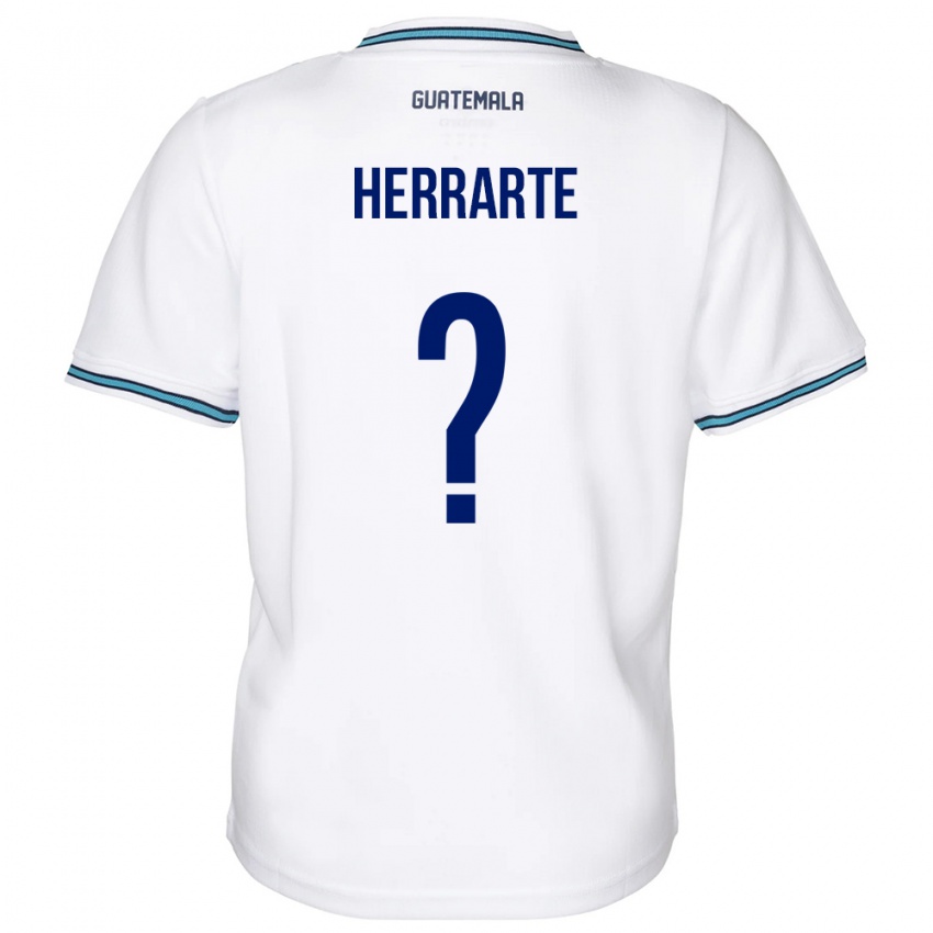 Homem Camisola Guatemala María Herrarte #0 Branco Principal 24-26 Camisa Brasil