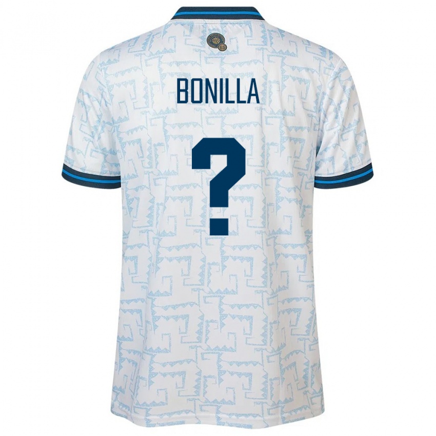 Homem Camisola El Salvador Nelson Bonilla #0 Branco Alternativa 24-26 Camisa Brasil