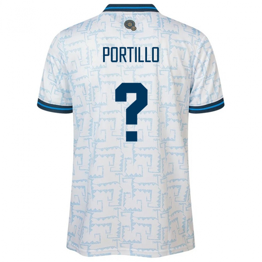 Homem Camisola El Salvador Cristian Portillo #0 Branco Alternativa 24-26 Camisa Brasil