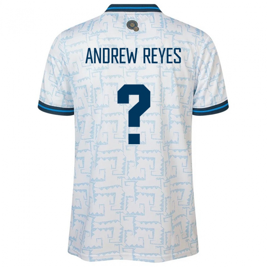 Homem Camisola El Salvador Andrew Reyes #0 Branco Alternativa 24-26 Camisa Brasil