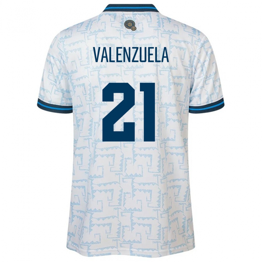 Homem Camisola El Salvador Ana Valenzuela #21 Branco Alternativa 24-26 Camisa Brasil