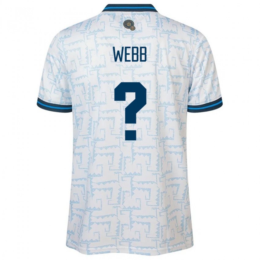 Homem Camisola El Salvador Ashley Webb #0 Branco Alternativa 24-26 Camisa Brasil