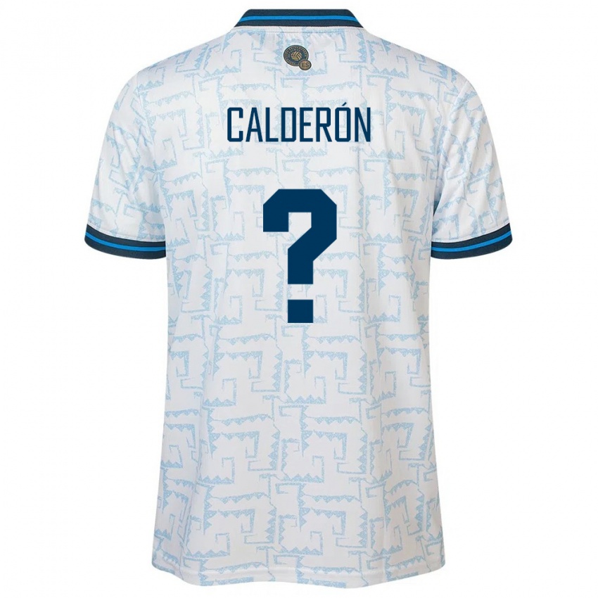 Homem Camisola El Salvador Paola Calderón #0 Branco Alternativa 24-26 Camisa Brasil