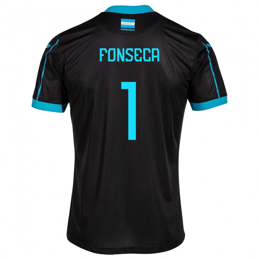 Homem Camisola Honduras Harold Fonseca #1 Preto Alternativa 24-26 Camisa Brasil