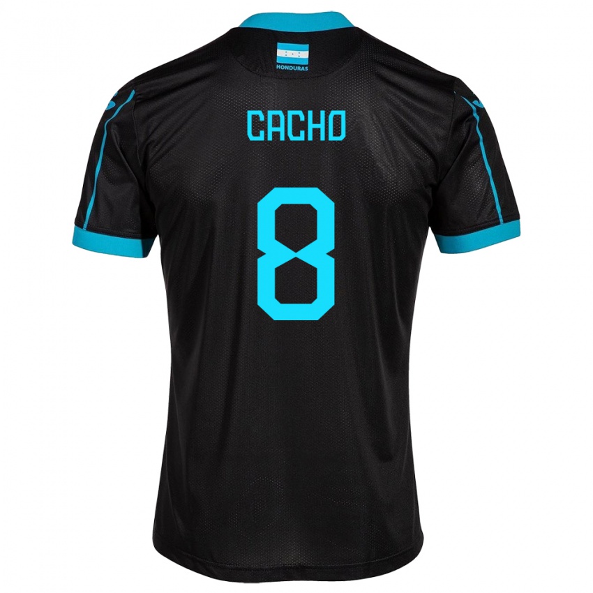 Homem Camisola Honduras Daylor Cacho #8 Preto Alternativa 24-26 Camisa Brasil