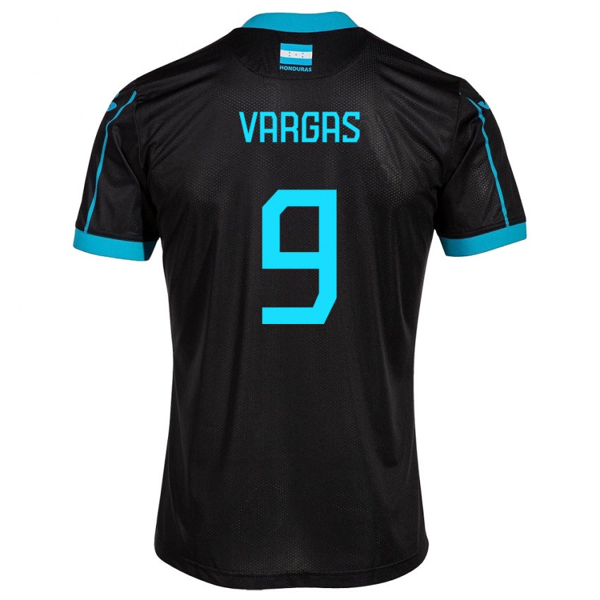 Homem Camisola Honduras Nayrobi Vargas #9 Preto Alternativa 24-26 Camisa Brasil