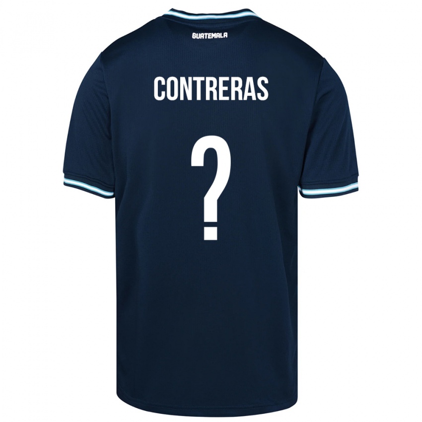 Homem Camisola Guatemala Betzael Contreras #0 Azul Alternativa 24-26 Camisa Brasil