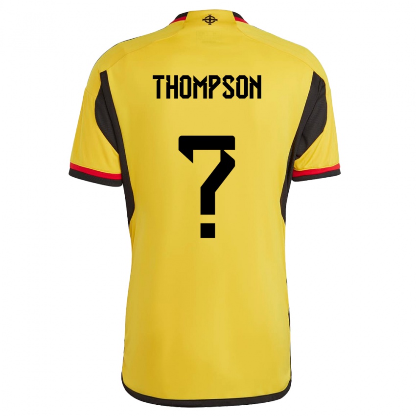 Homem Camisola Irlanda Do Norte Kalum Thompson #0 Branco Alternativa 24-26 Camisa Brasil