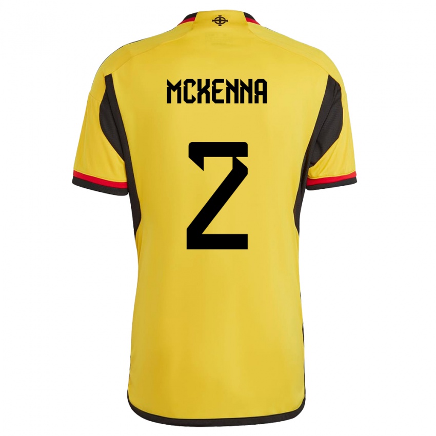 Homem Camisola Irlanda Do Norte Rebecca Mckenna #2 Branco Alternativa 24-26 Camisa Brasil