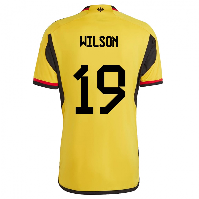 Homem Camisola Irlanda Do Norte Emily Wilson #19 Branco Alternativa 24-26 Camisa Brasil