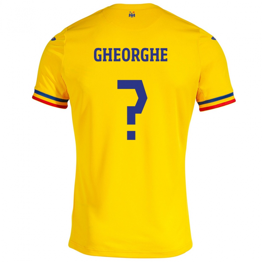 Mulher Camisola Romênia Gabriel Gheorghe #0 Amarelo Principal 24-26 Camisa Brasil