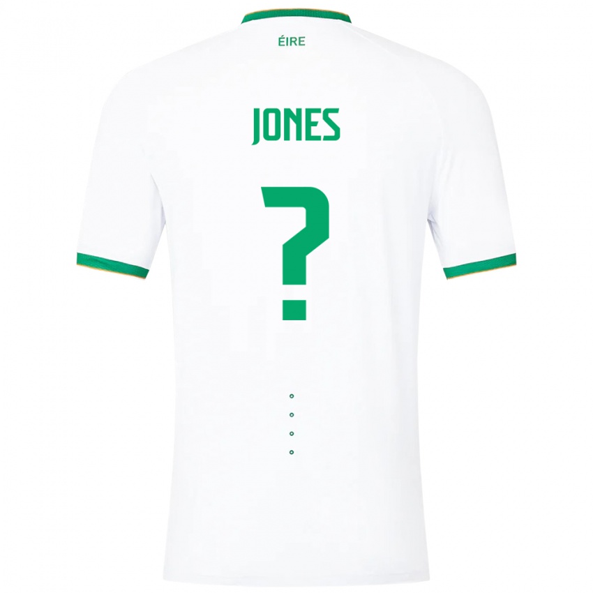 Mulher Camisola Irlanda Nico Jones #0 Branco Alternativa 24-26 Camisa Brasil