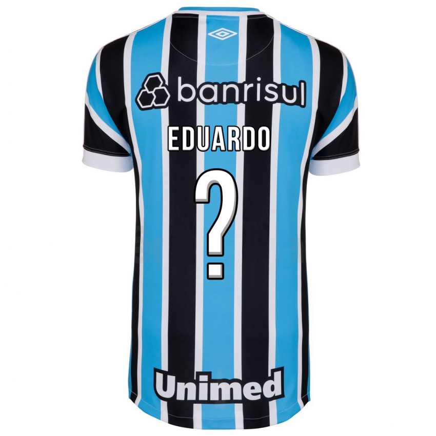 Criança Camisola Eduardo #0 Azul Principal 2023/24 Camisa Brasil