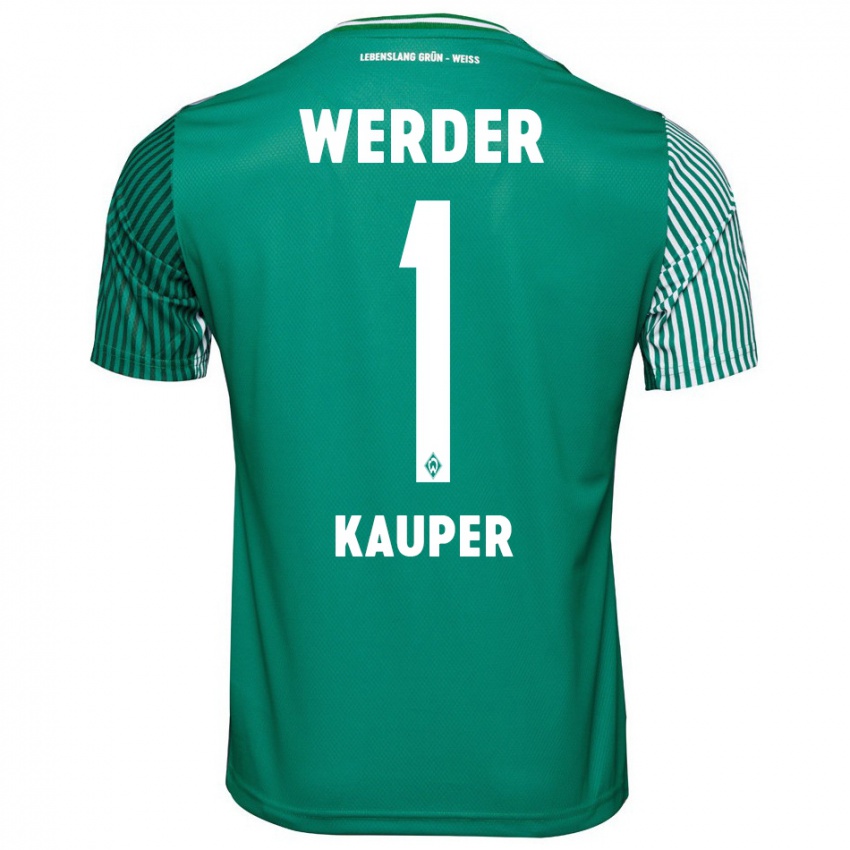 Criança Camisola Ben Käuper #1 Verde Principal 2023/24 Camisa Brasil