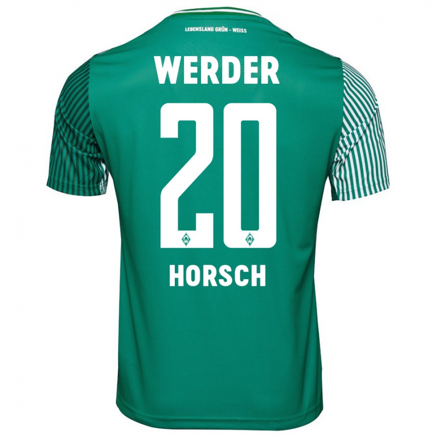 Criança Camisola Jonas Horsch #20 Verde Principal 2023/24 Camisa Brasil