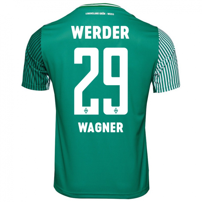 Criança Camisola Paul Wagner #29 Verde Principal 2023/24 Camisa Brasil