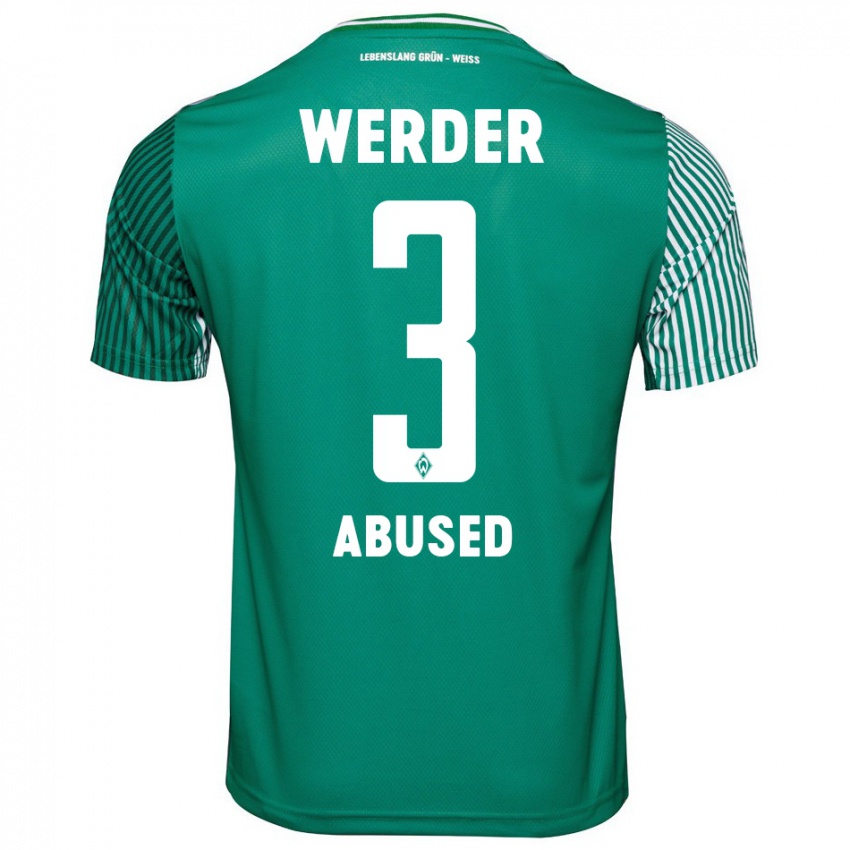 Criança Camisola Dlges Abused #3 Verde Principal 2023/24 Camisa Brasil