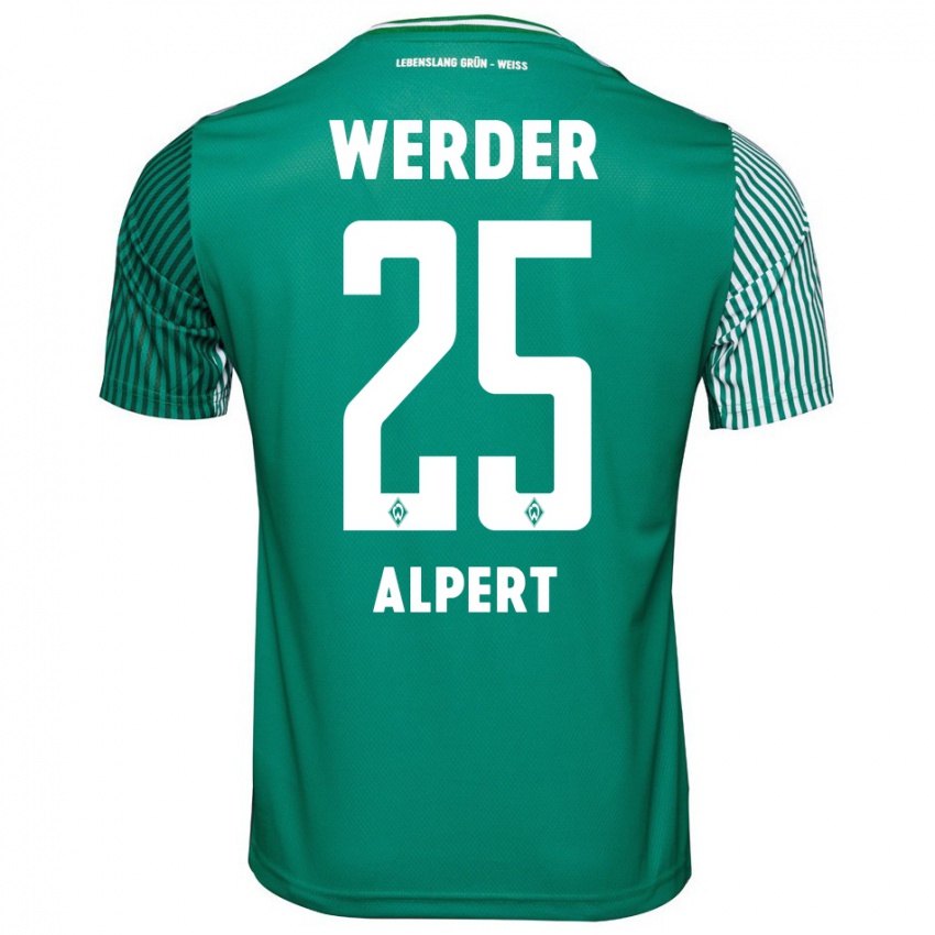 Criança Camisola Marvin Alpert #25 Verde Principal 2023/24 Camisa Brasil