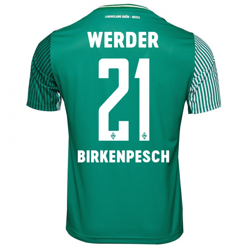 Criança Camisola Noah Birkenpesch #21 Verde Principal 2023/24 Camisa Brasil