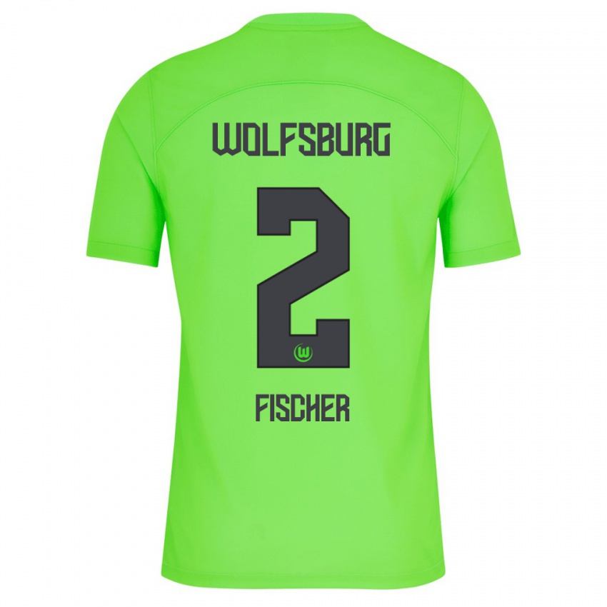 Criança Camisola Kilian Fischer #2 Verde Principal 2023/24 Camisa Brasil