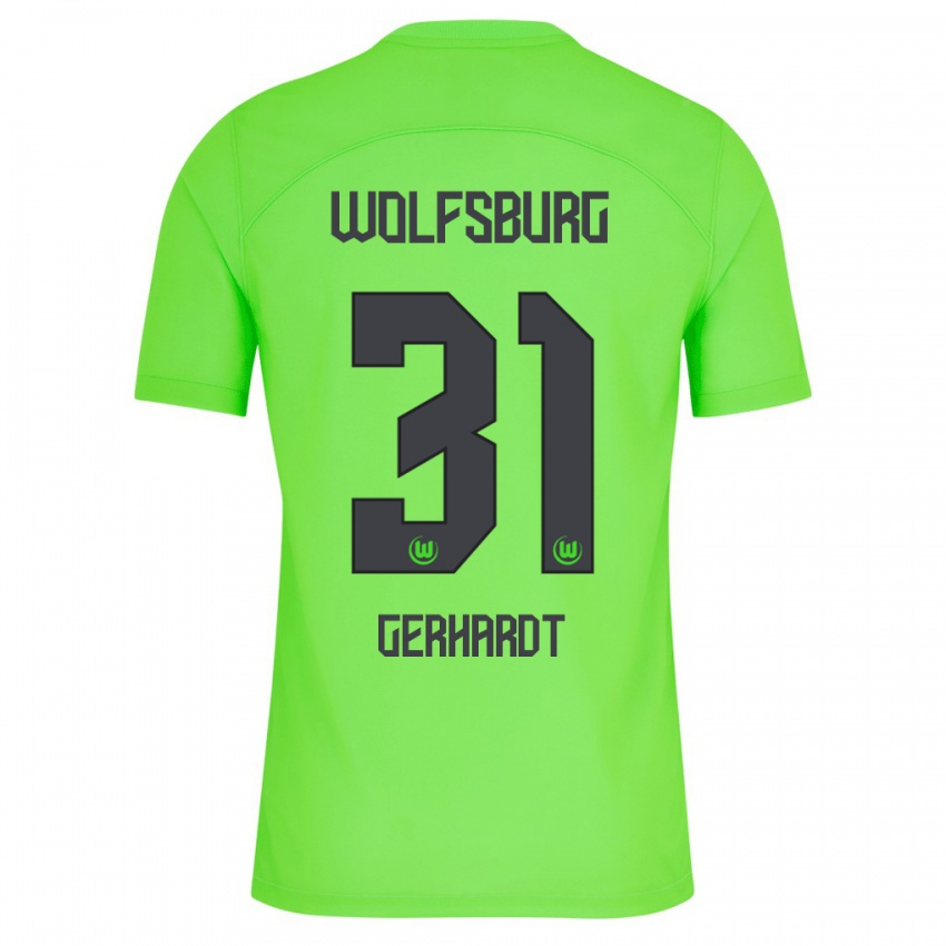 Criança Camisola Yannick Gerhardt #31 Verde Principal 2023/24 Camisa Brasil