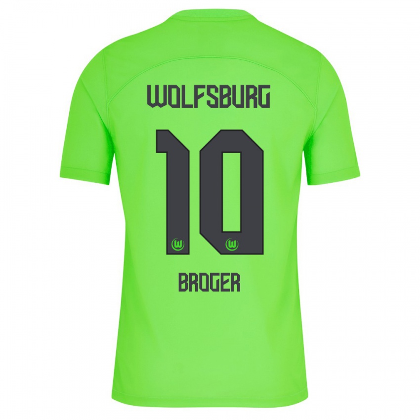 Criança Camisola Bennit Bröger #10 Verde Principal 2023/24 Camisa Brasil