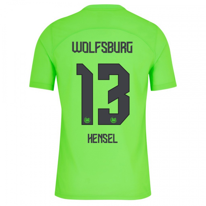 Criança Camisola Pharell Hensel #13 Verde Principal 2023/24 Camisa Brasil